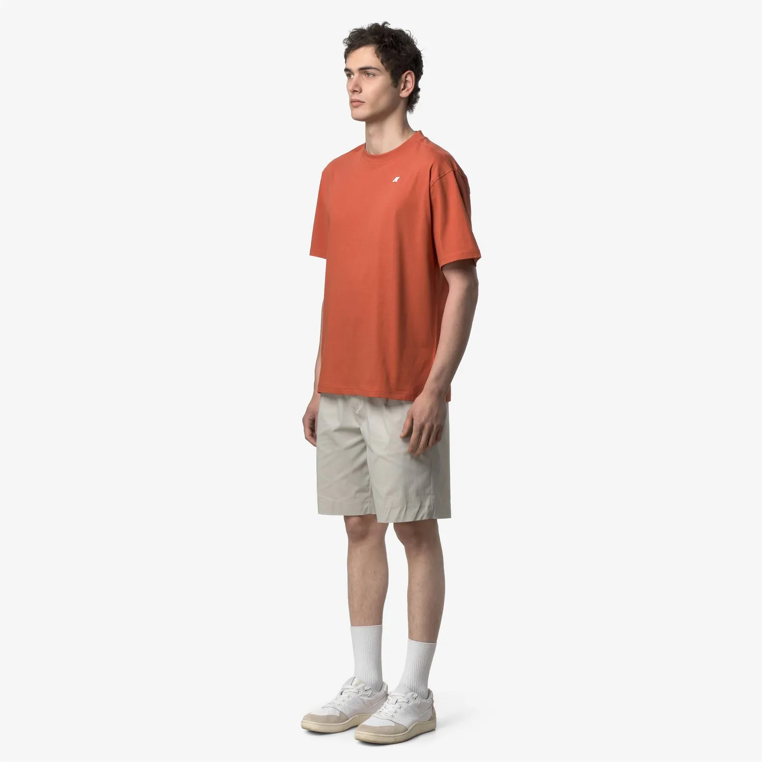 K-Way Solo Jersey tricou bărbați portocaliu bumbac