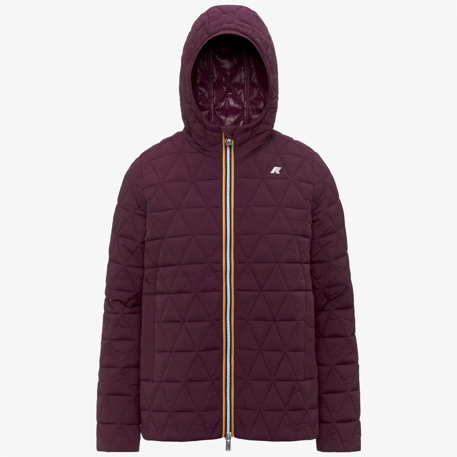 K-Way Madlaine Diamond Quilted Warm geacă damă violet mauve wine