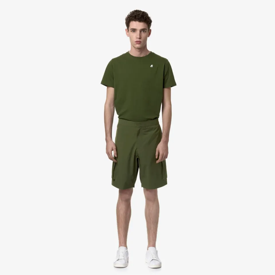 K-Way Bastyel K8132BW pantaloni scurti verzi cargo