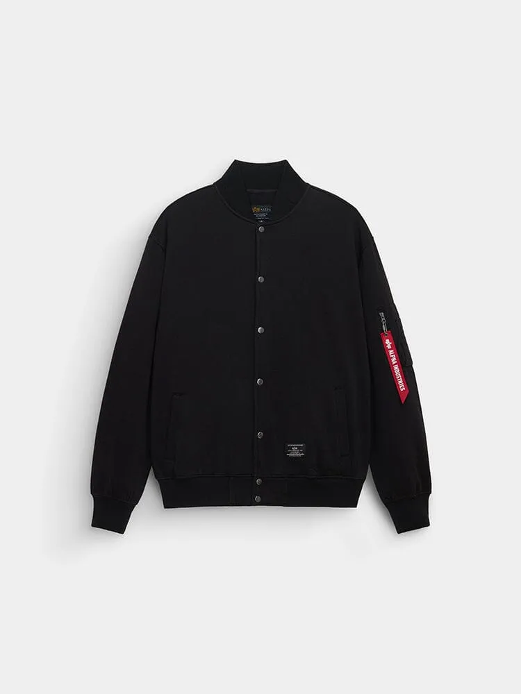 Alpha Industries MA-1 Fleece geaca verde fleece