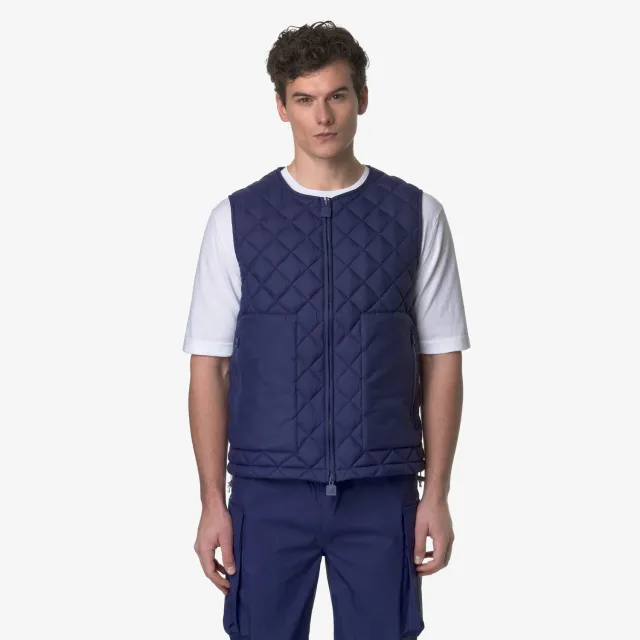 K-Way Barnely Eco Light Warm vesta unisex Blue Md Cobalt