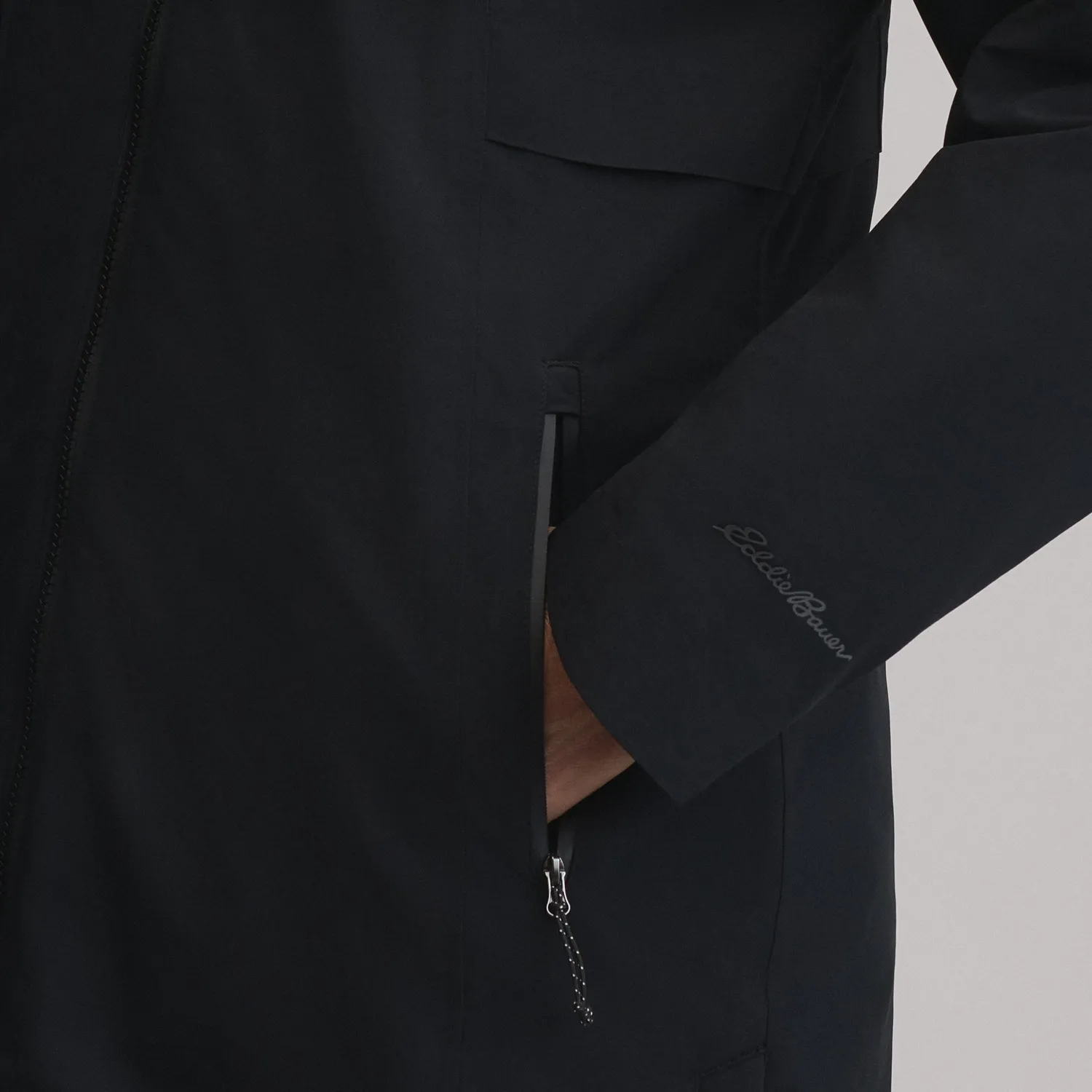 Eddie Bauer Cloud Cap Stretch Insulated parka dama negru călduros