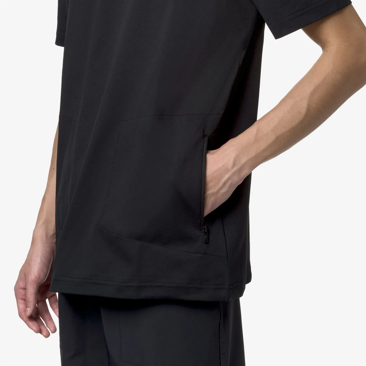 K-Way Seril Travel tricou negru unisex