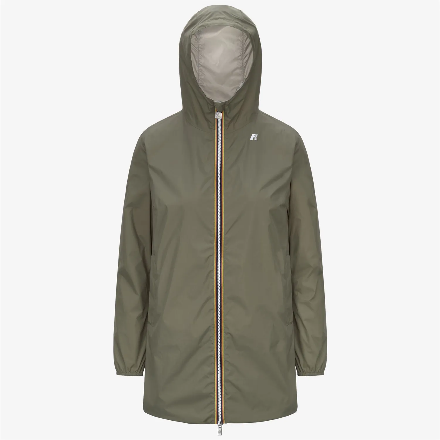 K-Way Sophie Plus.2 Double geacă damă verde-bej reversibilă