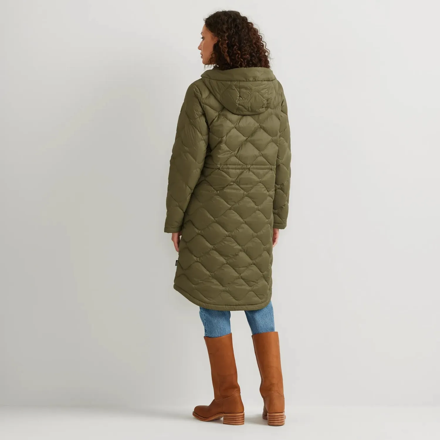 Eddie Bauer Shaw Down parka dama Plum cu gluga
