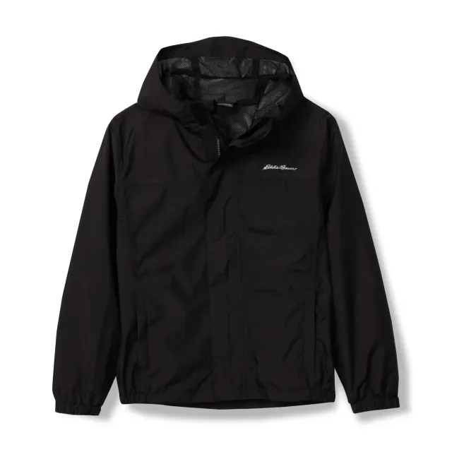 Eddie Bauer Rainfoil geaca ploaie copii Neagra impermeabila