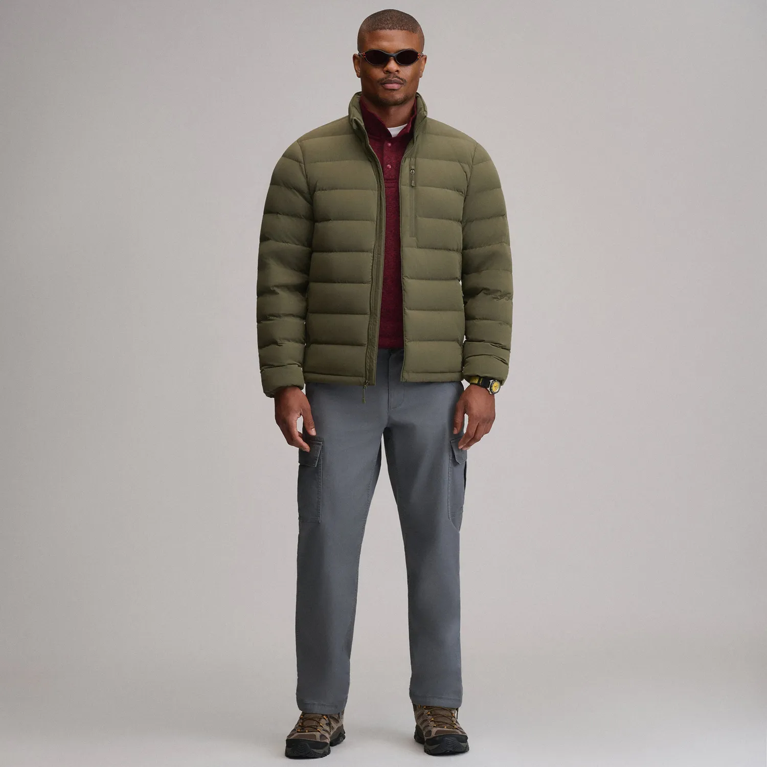 Eddie Bauer EB Stretch Down geacă puf negru