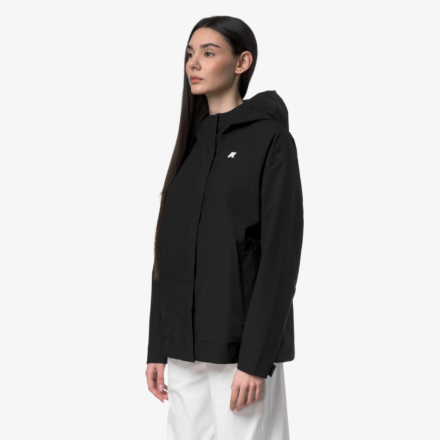 K-Way Rose Stretch 2L geacă damă negru impermeabilă