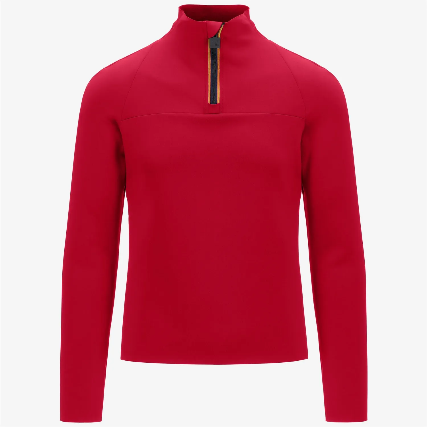 K-Way Shisy Scuba bluza barbati rosie cu guler inalt