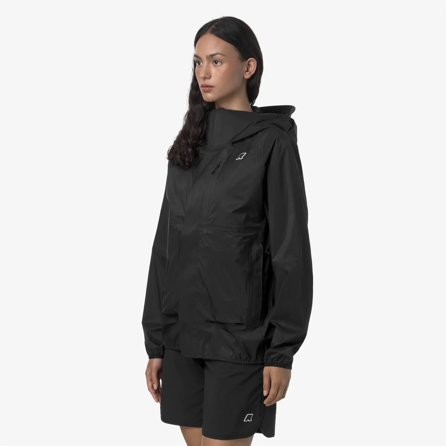 K-Way Roche geaca drumetie neagra impermeabila 10K