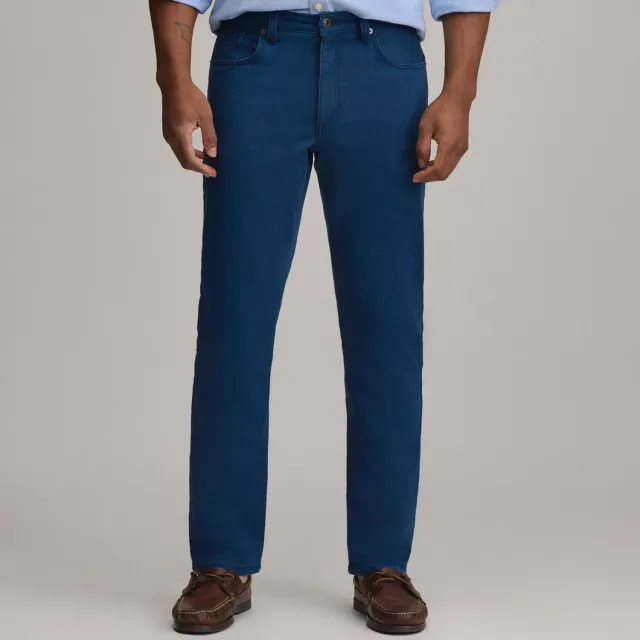 Eddie Bauer Stretch Terry 5-Pocket pantaloni stretch Dark Denim