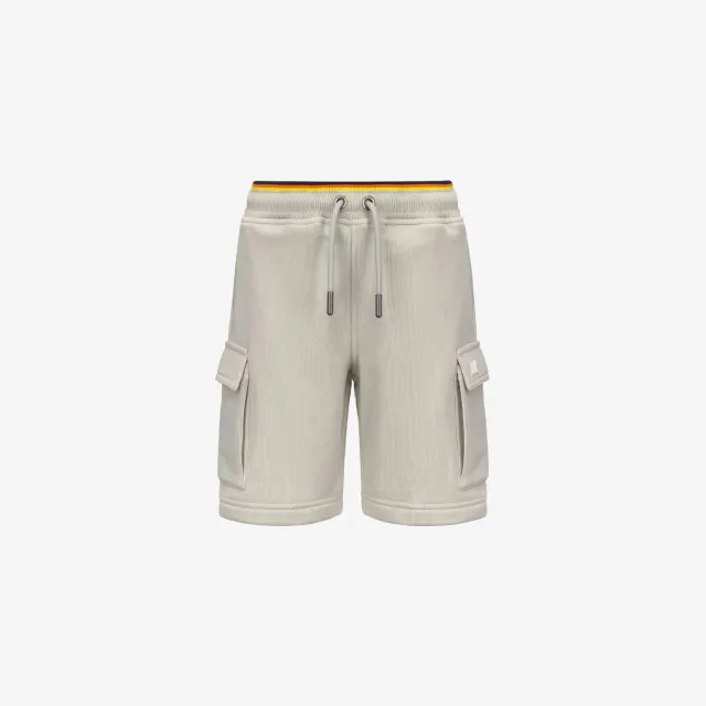 K-Way Erik Stripes French Terry pantaloni scurti baieti bej