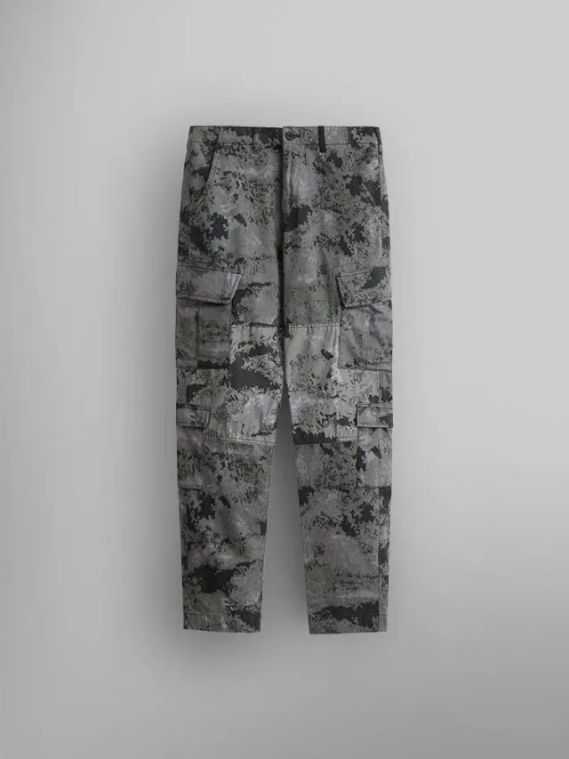 Alpha Industries ACU pantalon cargo camuflaj negru