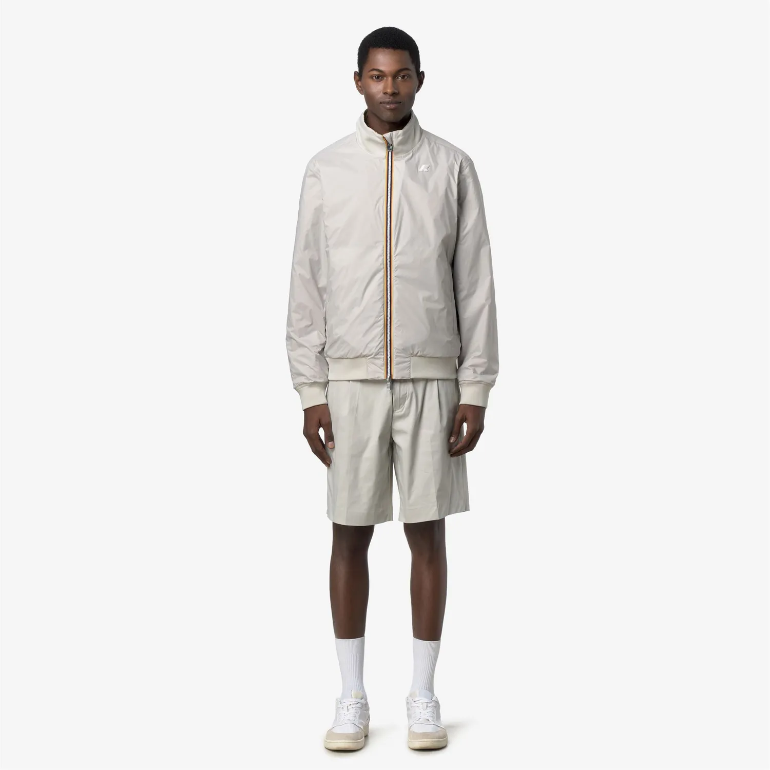 K-Way Arsene Cotton Double geacă bărbați maro reversibilă