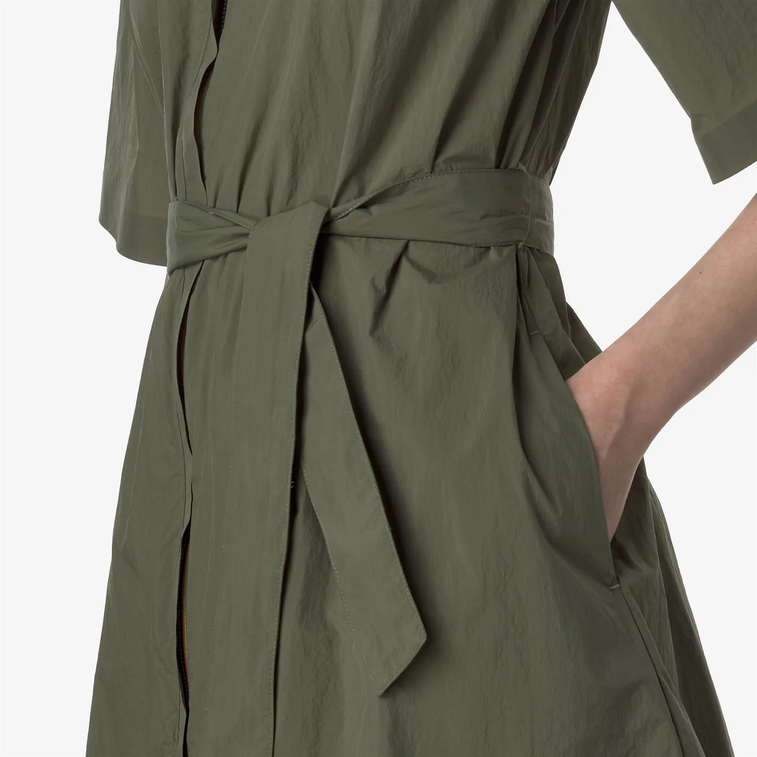 K-Way Lizy rochie dama verde impermeabila UV