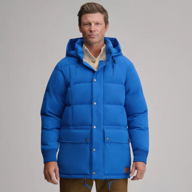 Eddie Bauer Kara Koram parka barbati cu puf Cayenne