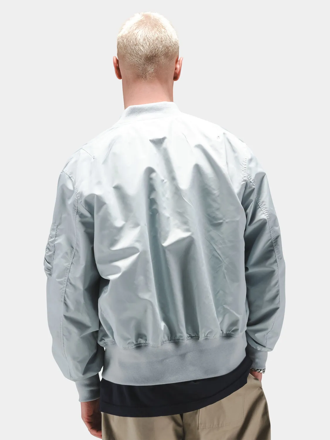 Alpha Industries L-2B Hunter geaca bomber negru nylon