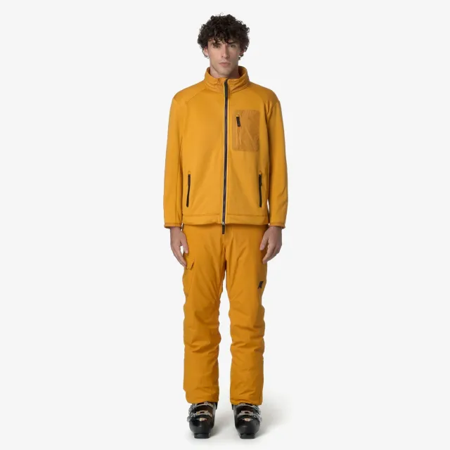 K-Way Avrieux pantaloni schi galben inca