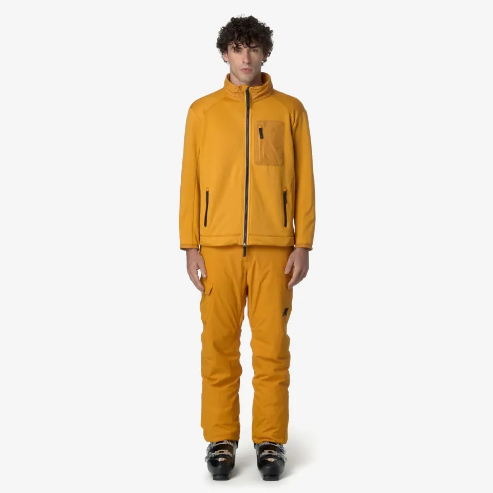 K-Way Avrieux pantaloni schi galben inca