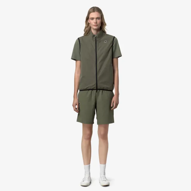 K-Way Flaner Travel vesta unisex verde fleece