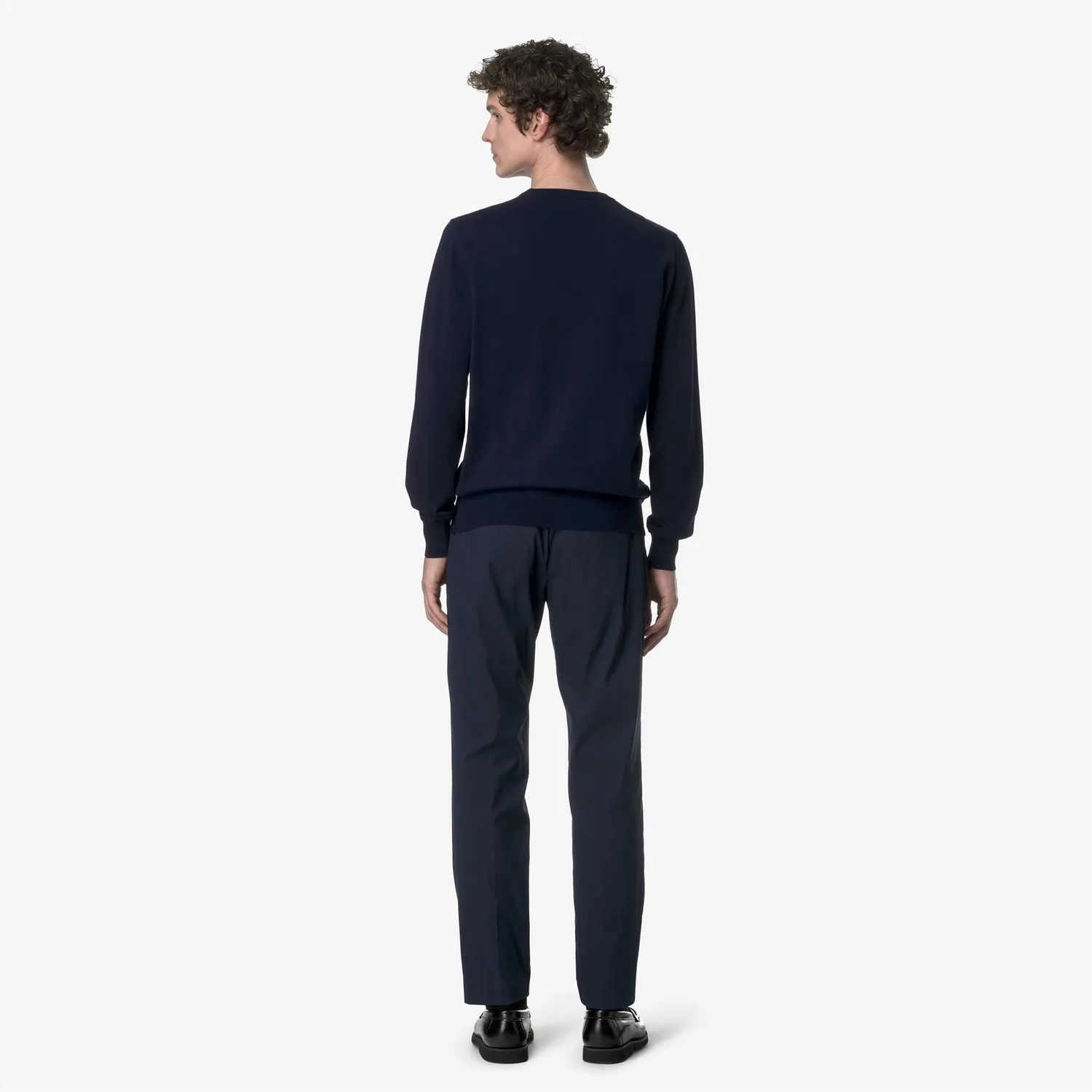 K-Way Ailton Twill Tech pantaloni chino bleumarin stretch
