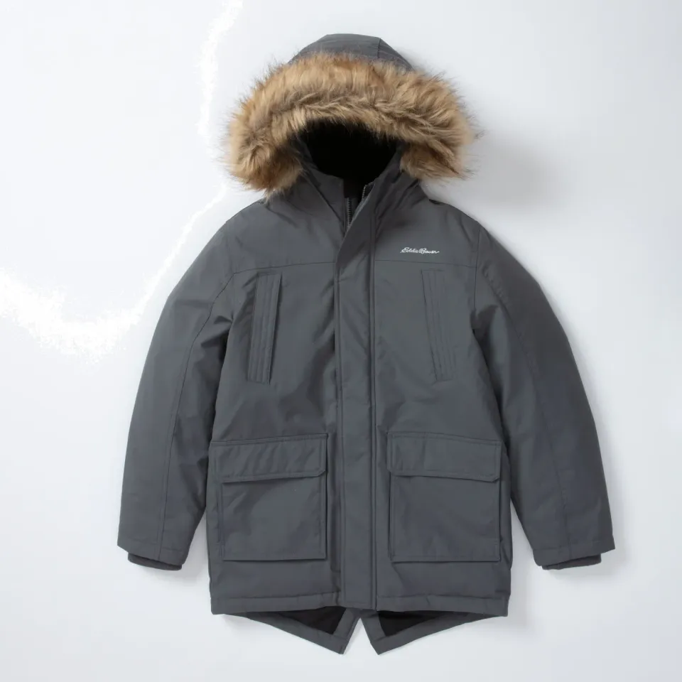 Eddie Bauer Superior Down parka baieti bleumarin calduros