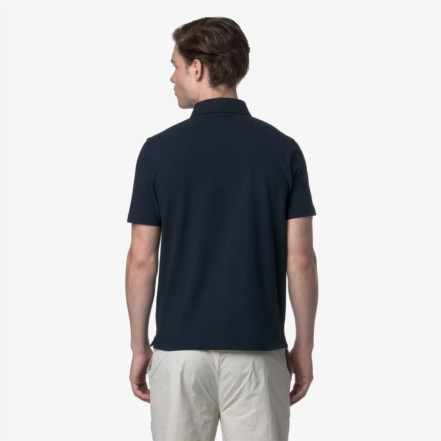 K-Way Vincelle Ice Cotton polo barbati albastru bumbac