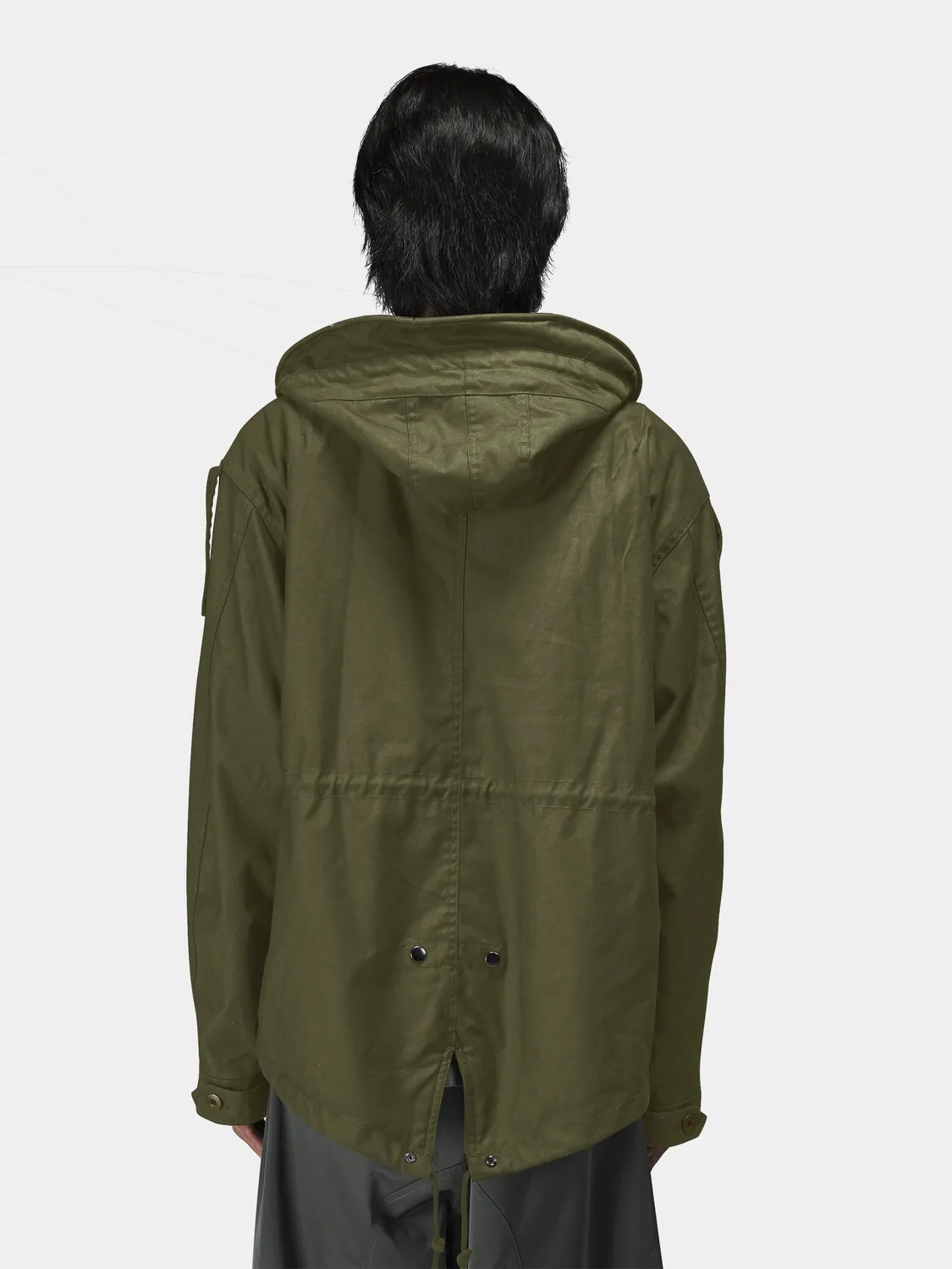 Alpha Industries M-65 Mod Fishtail palton verde OG-107 bumbac