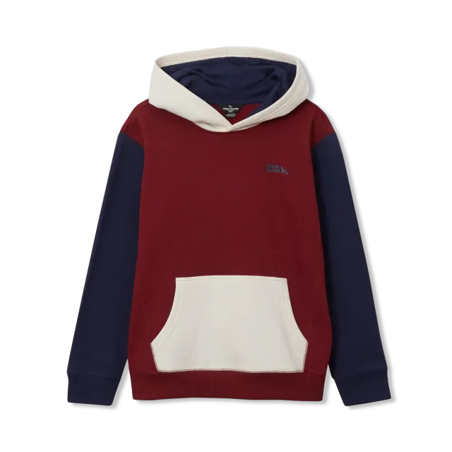 Eddie Bauer Camp Fleece hanorac baieti cu gluga bumbac