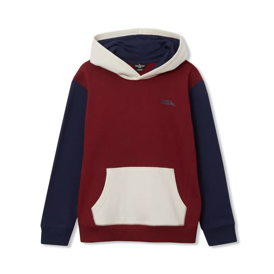Eddie Bauer Camp Fleece hanorac baieti cu gluga bumbac
