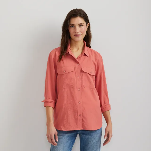 Eddie Bauer Mountain 3.0 camasa dama Tangelo racoroasa