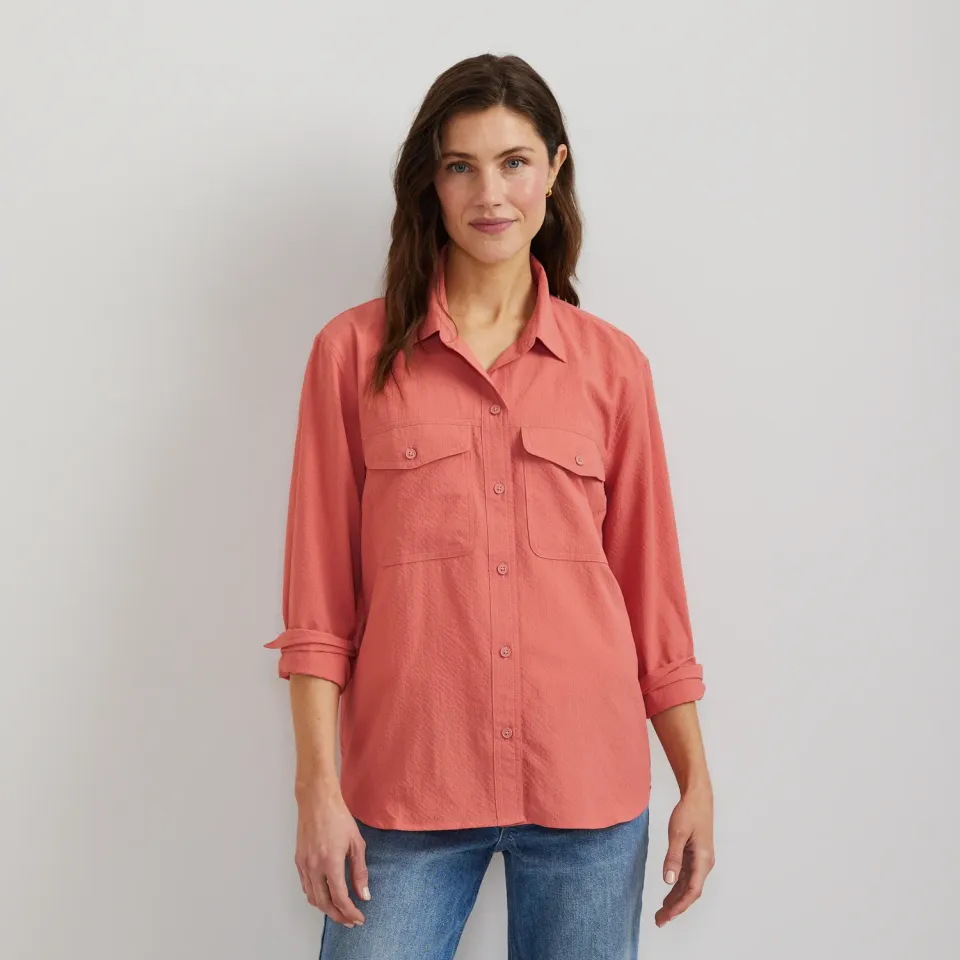 Eddie Bauer Mountain 3.0 camasa dama Tangelo racoroasa