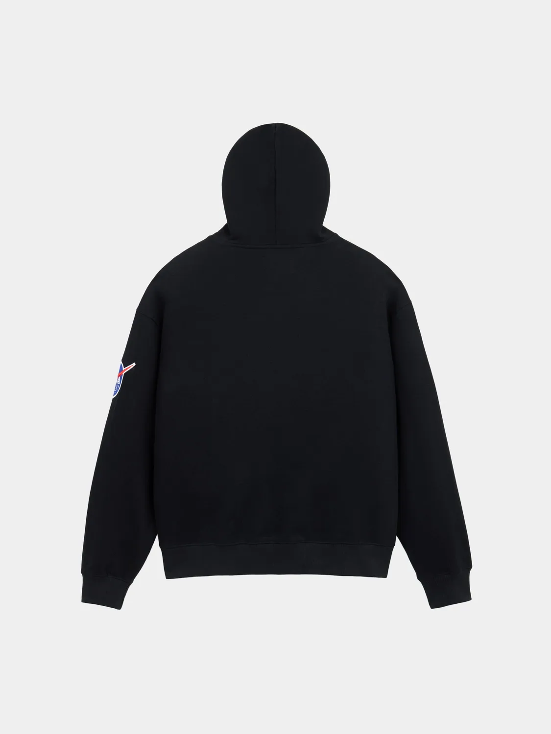 Alpha Industries NASA Galaxy Essential hanorac negru bumbac
