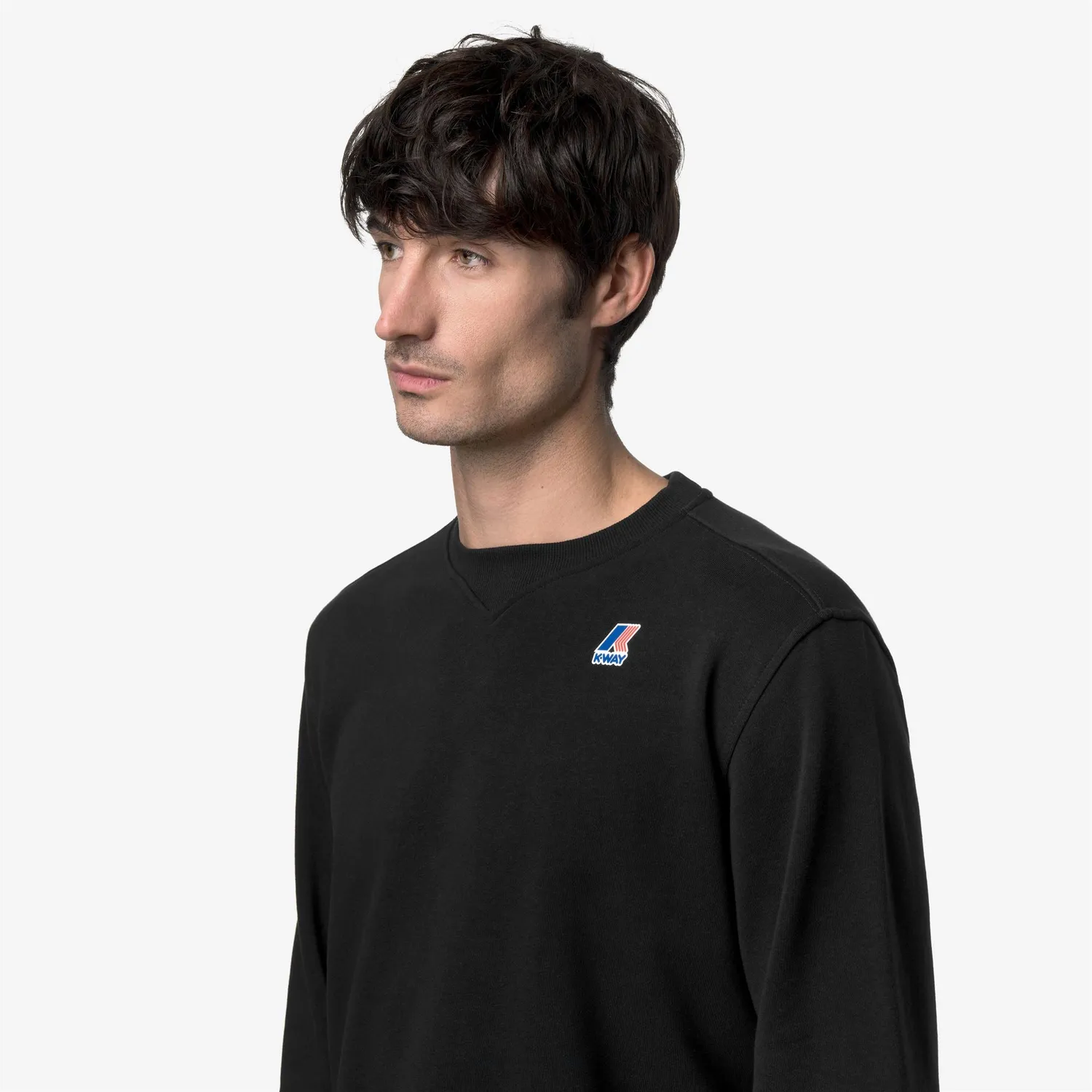 K-Way Nael K1126FW hanorac unisex negru bumbac