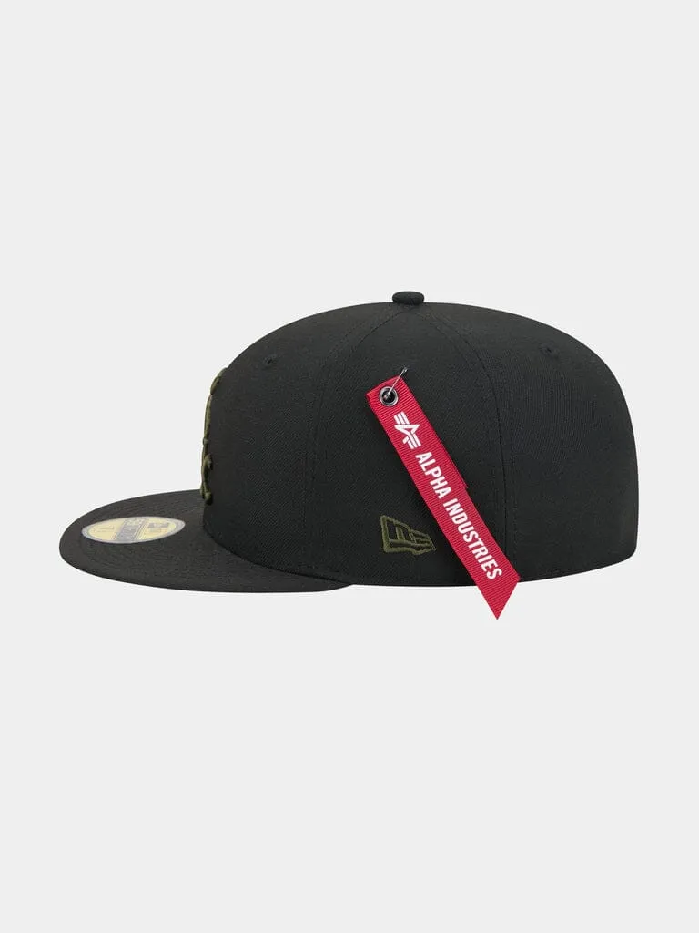 Alpha Industries 59Fifty Chicago White Sox sapca neagra fitted