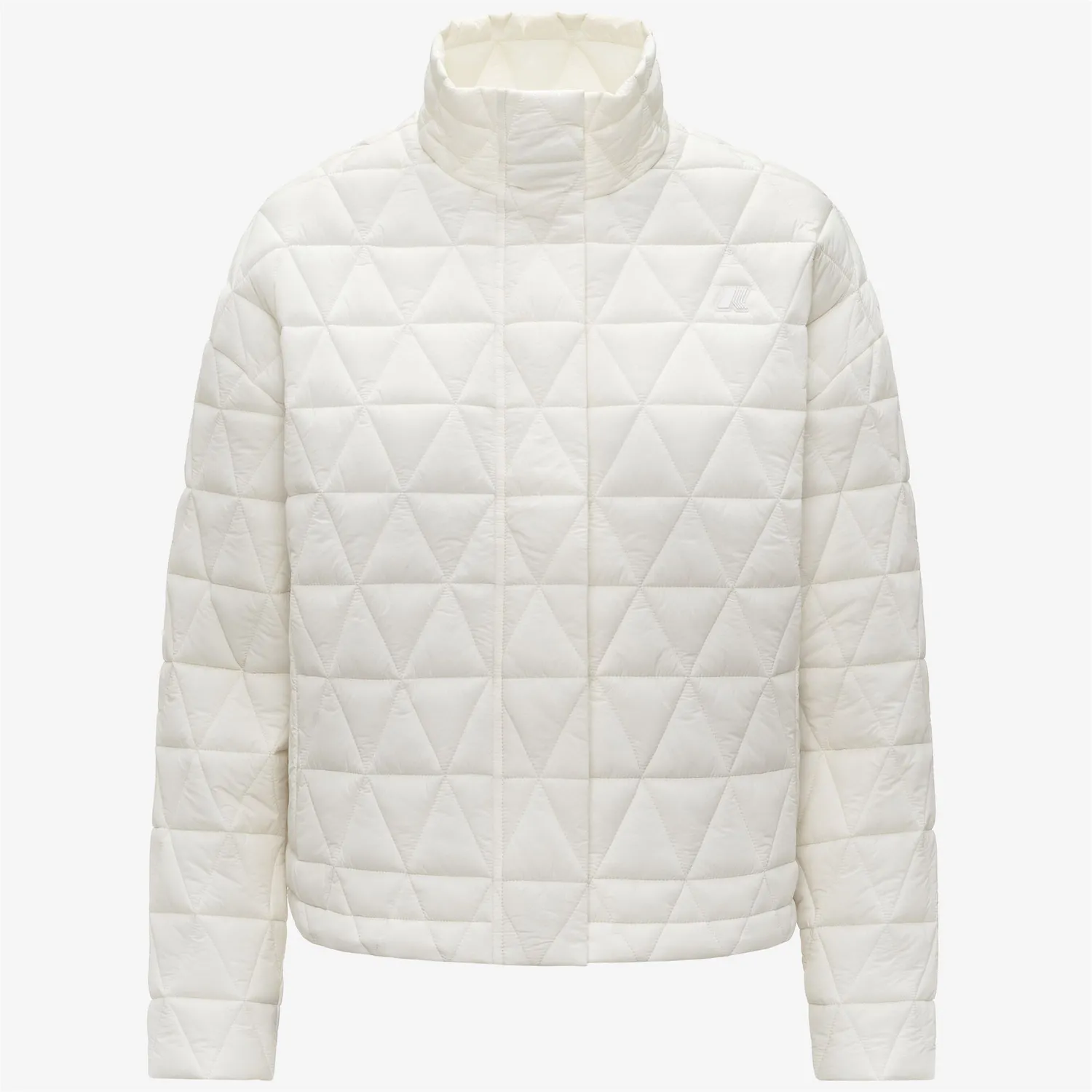 K-Way Sabrina Diamond Quilted Warm geaca dama White Gardenia usoara