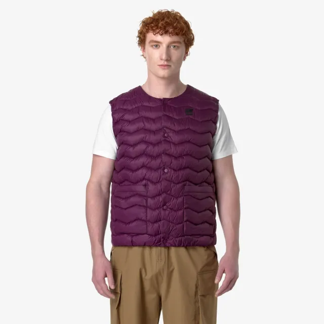 K-Way Valty vesta barbati Violet Purple matlasata