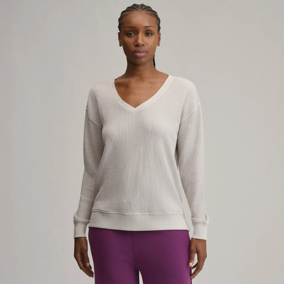 Eddie Bauer Boyfriend Thermal bluza dama Shell bumbac