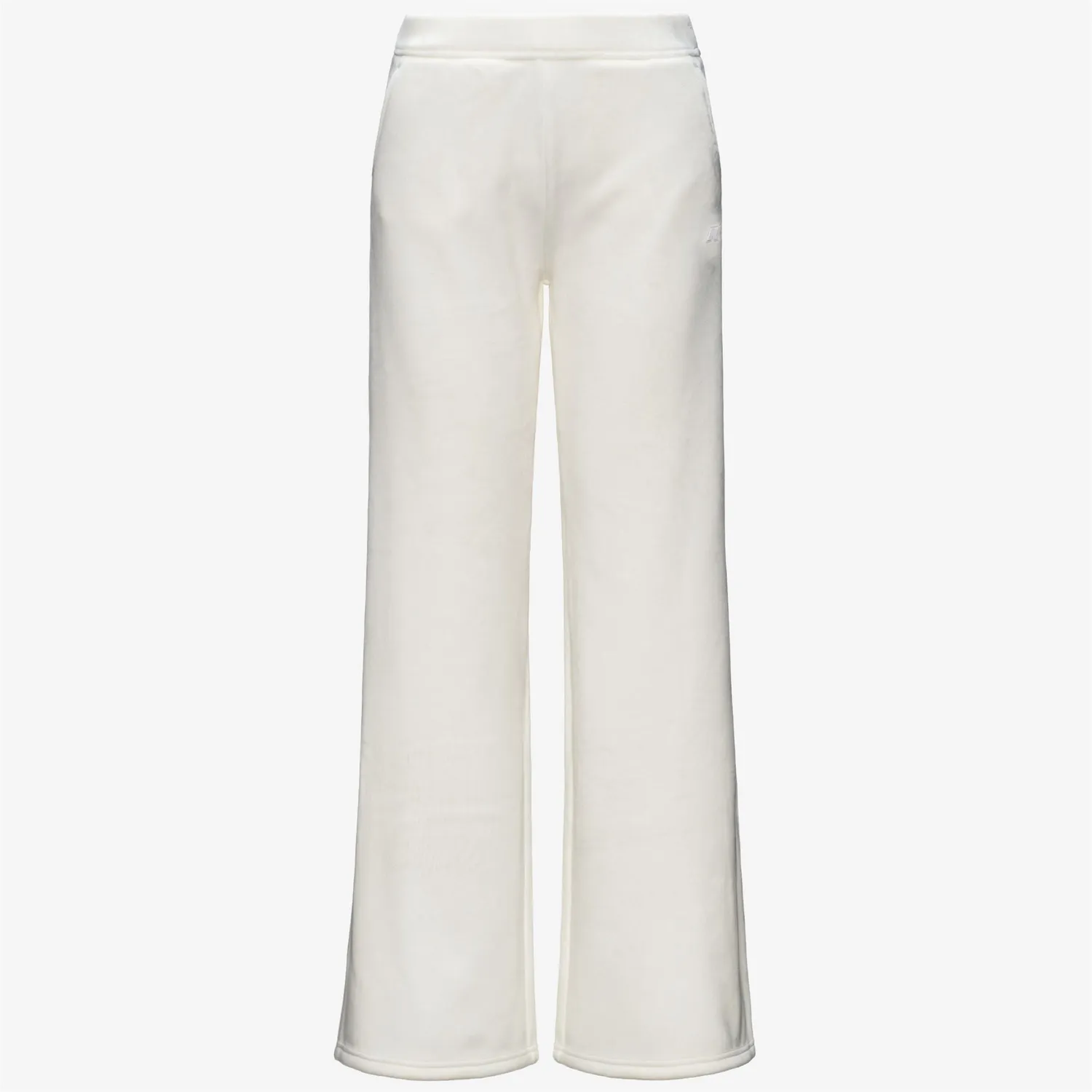 K-Way Jenny Velour Polar pantaloni dama White Nat evazati