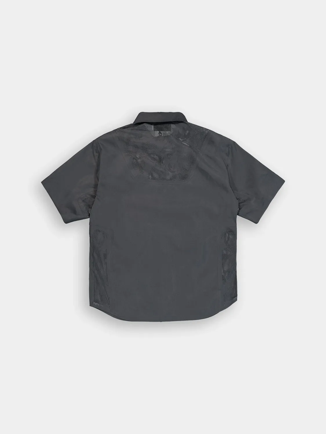 Alpha Industries Laser Cut camasa barbati charcoal usoară
