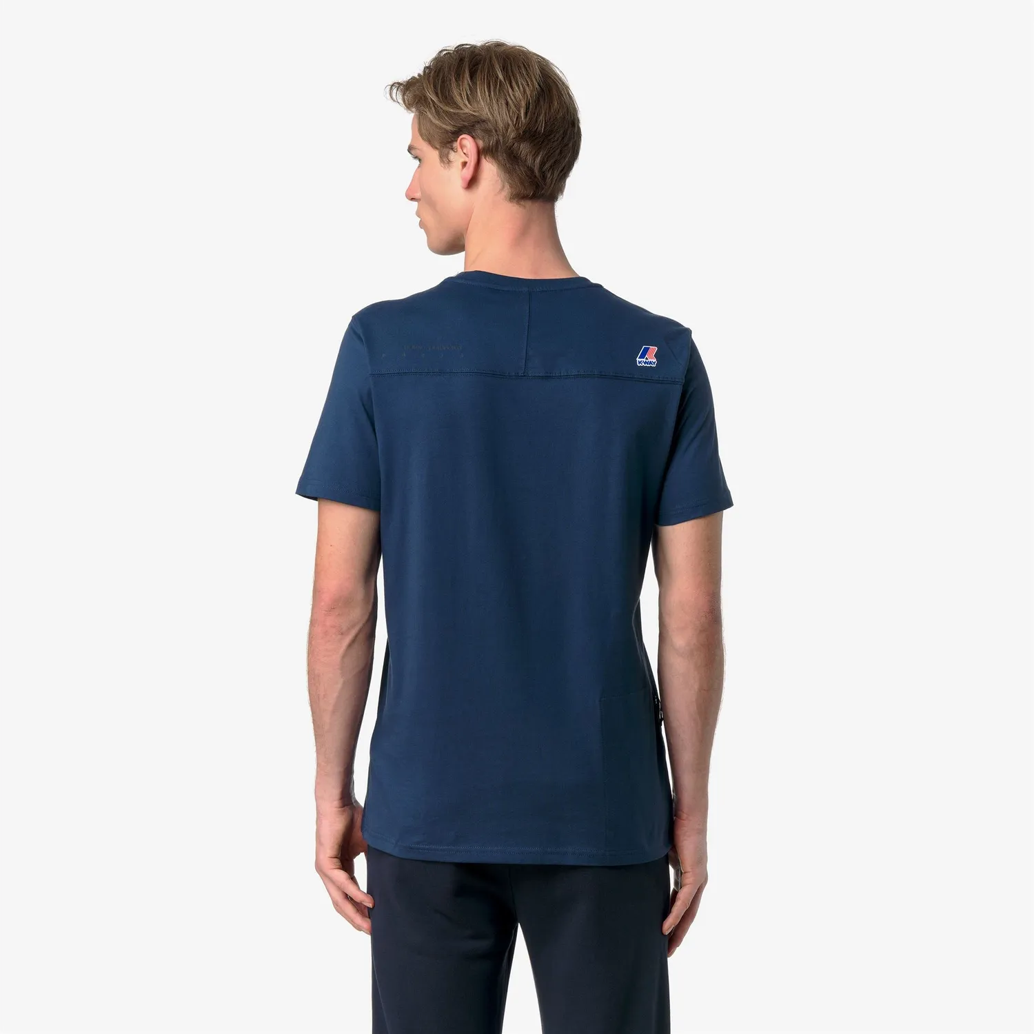 K-Way Leonide 1965 Print tricou unisex albastru bumbac