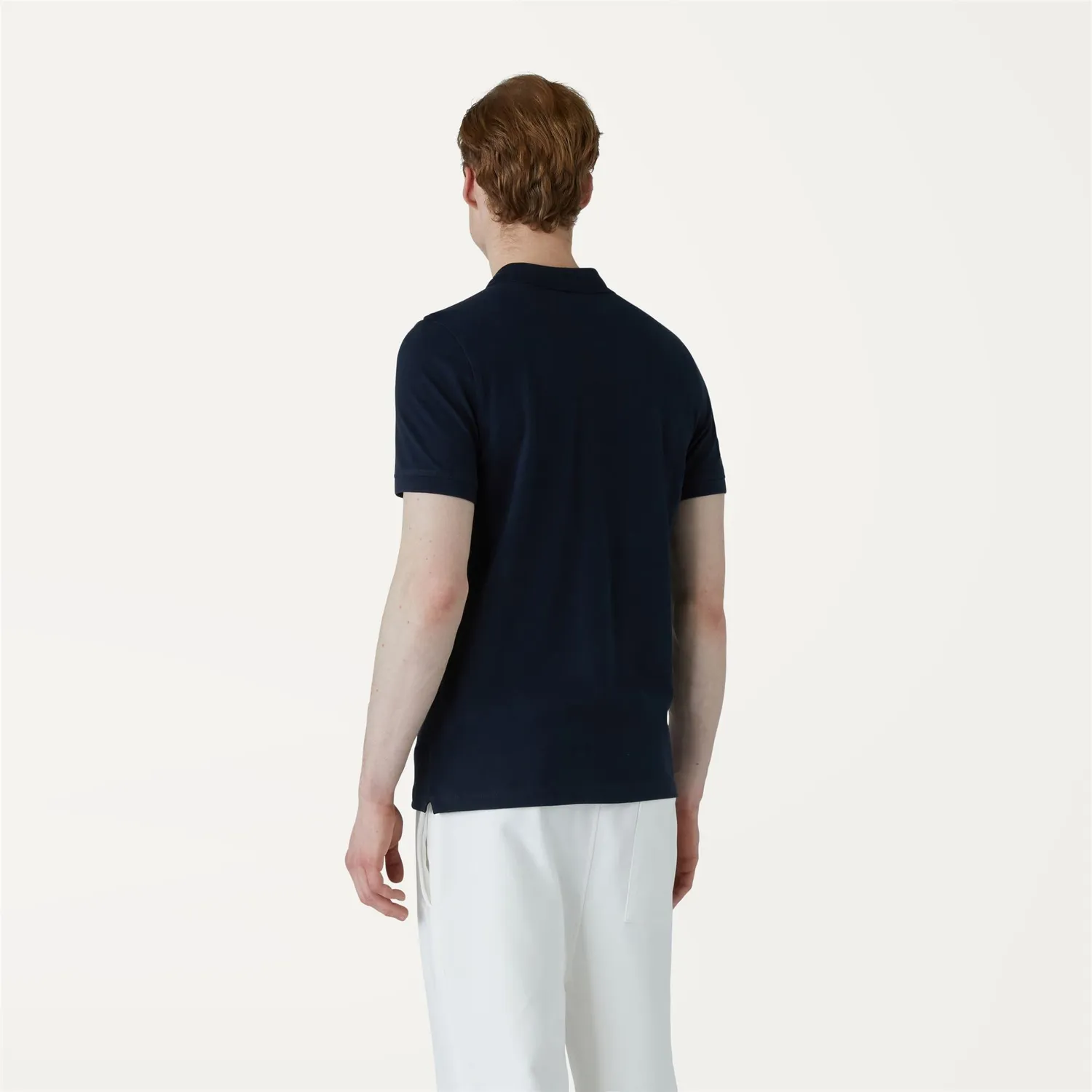 K-Way Briac Stretch polo barbati Blue Depth bumbac