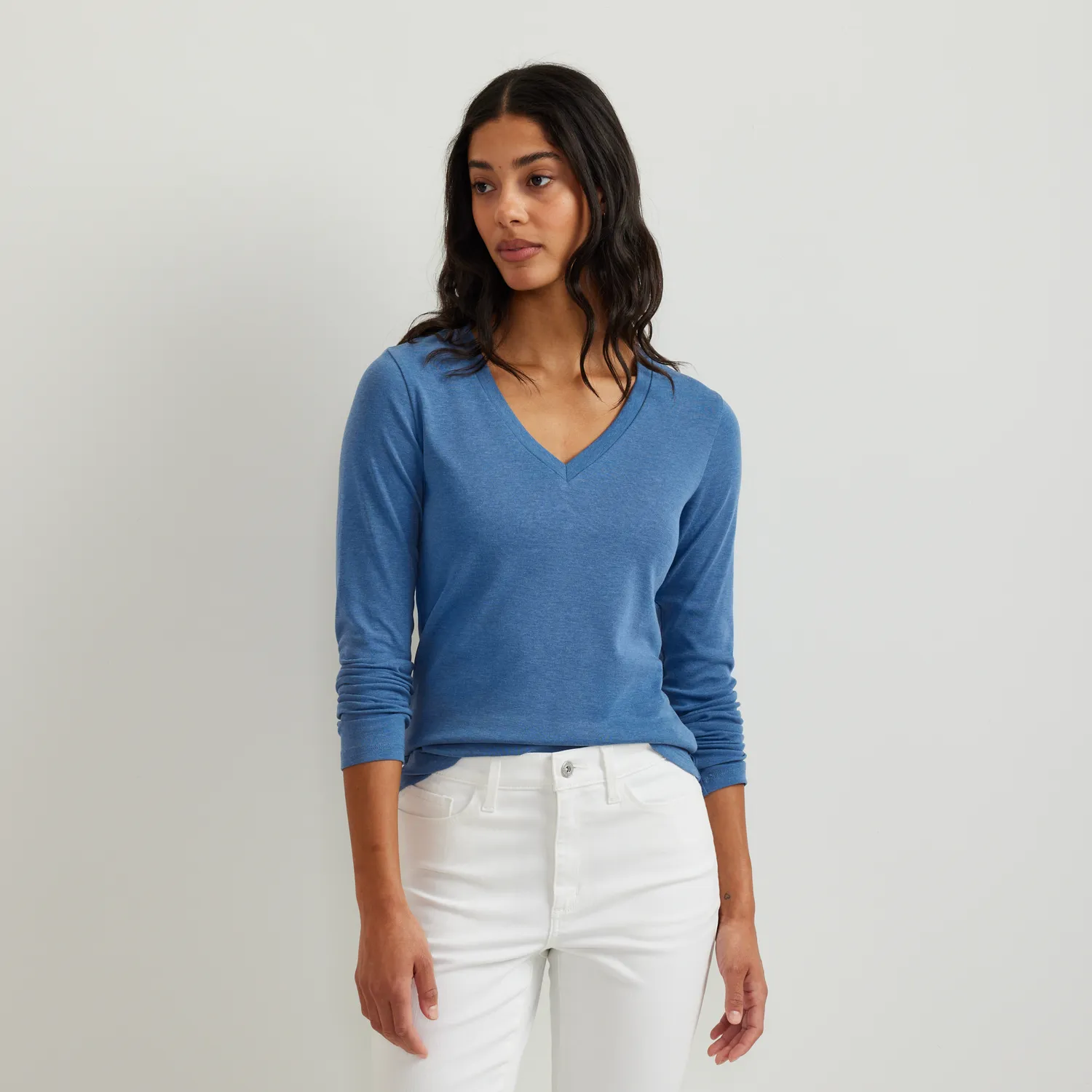 Eddie Bauer Everyday tricou damă mânecă lungă bumbac