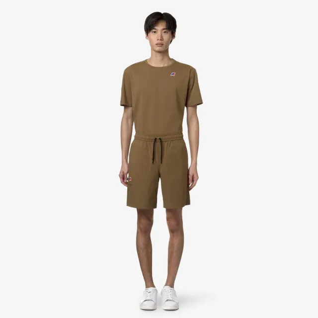 K-Way Nesty Travel pantaloni scurți maro Corda