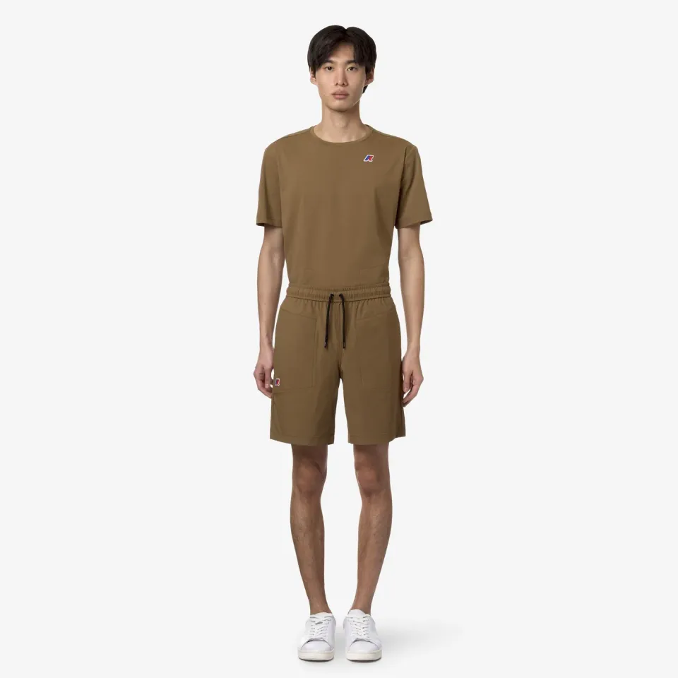 K-Way Nesty Travel pantaloni scurți maro Corda
