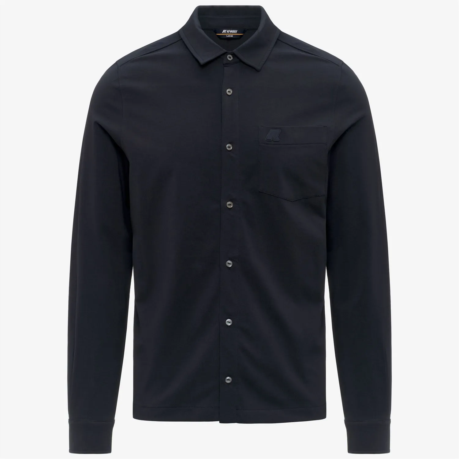K-Way Vanoux Light Stretch Jersey camasa barbati Blue Depth slim