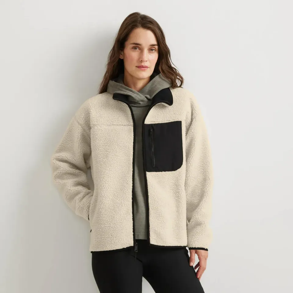 Eddie Bauer Chilali geaca fleece oyster calduroasa
