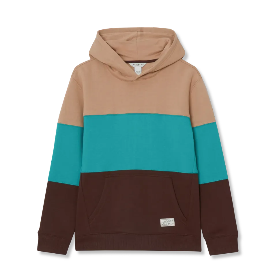 Eddie Bauer Camp Fleece hanorac baieti maro calduros