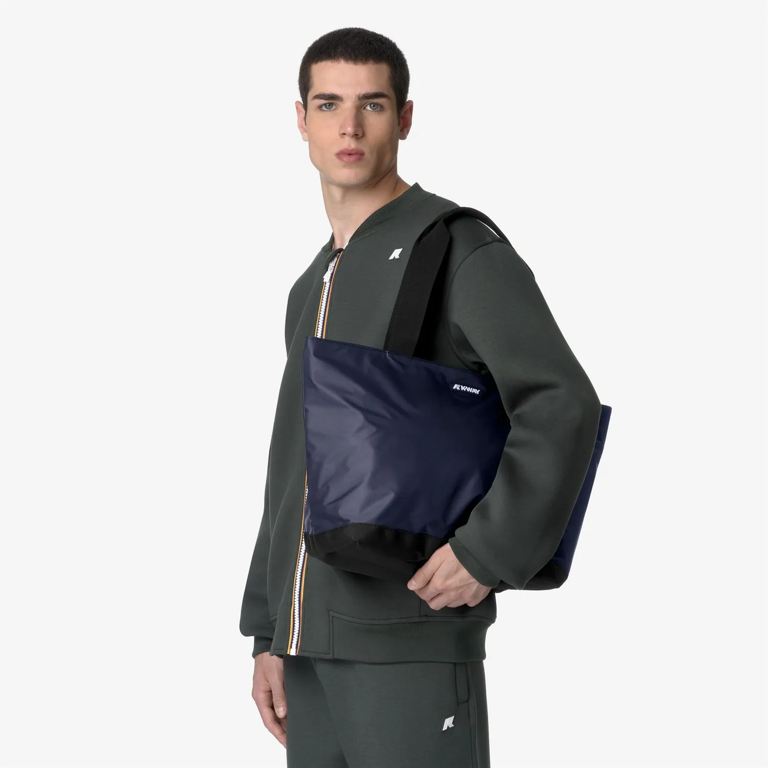 K-Way Clere tote bag albastru depth impermeabil