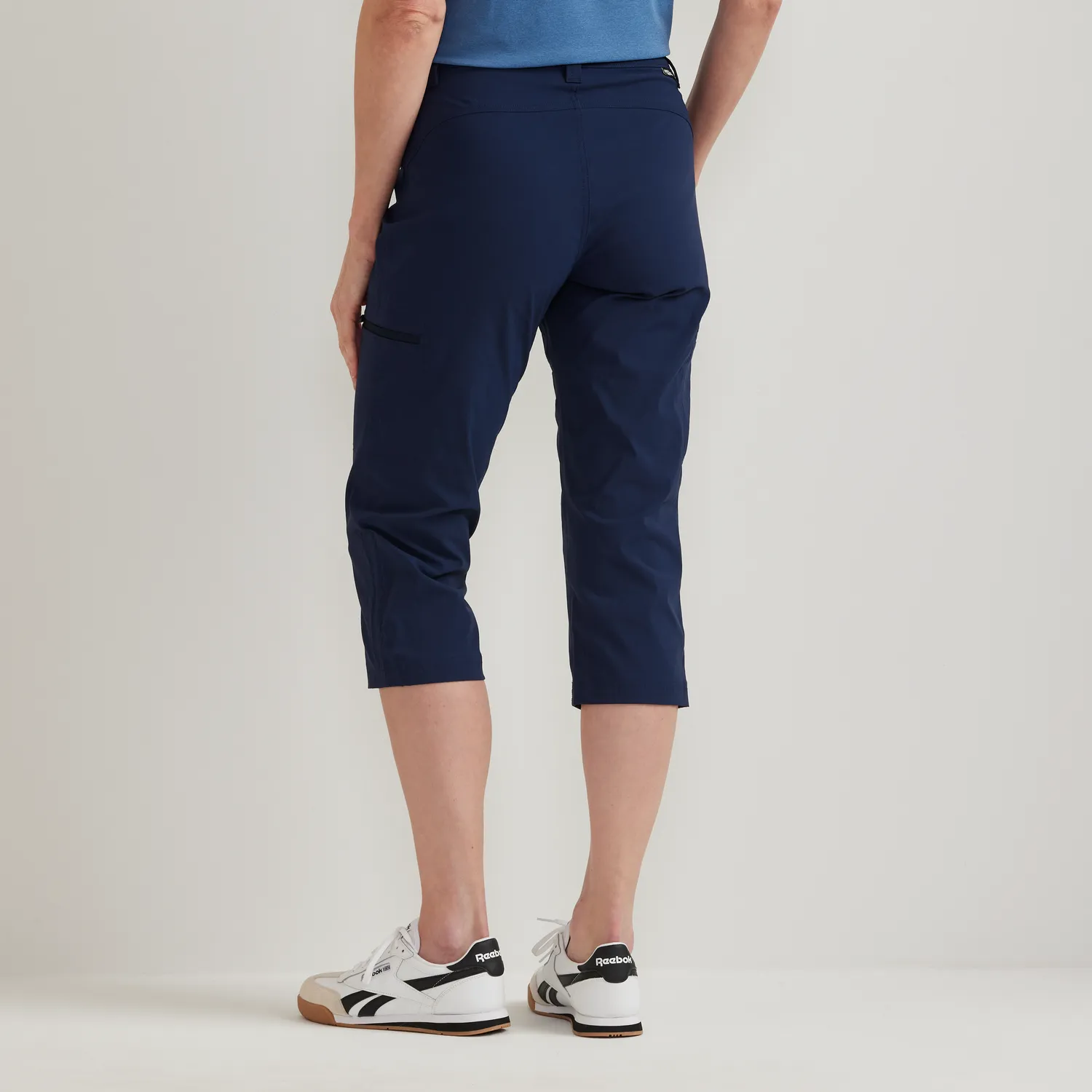Eddie Bauer Guide Pro High Rise Capri pantaloni dama elastici